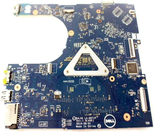 Alt view image 5 of 5 - Dell Inspiron 15 5566 15.6" i3-7100U 2.4GHz Motherboard LA-D871P DMD9K 451A3K31L