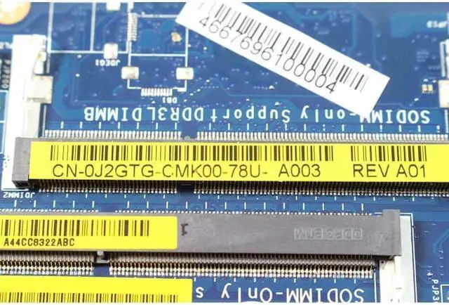 Alt view image 5 of 5 - Dell Inspiron 15 - 5557 5457 Laptop Motherboard DDR3 I5-6200 LA-D051P J2GTG