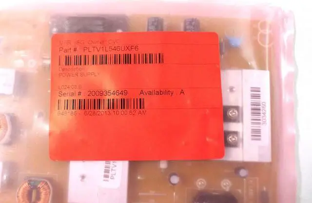 Alt view image 3 of 5 - INSIGNIA TV NS-32E320A13A Power Supply Board 1L546UXF6 / 715G5193-P02-000-002M