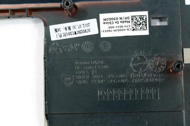 Alt view image 4 of 4 - OEM 50DJM Genuine For Dell Vostro 3450 Red Cover Bottom Base Assembly 050DJM