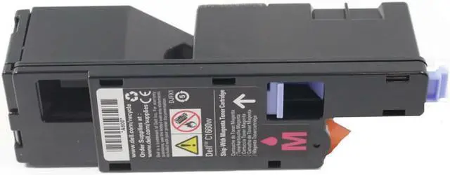Alt view image 2 of 6 - Dell C1660 C1660w Magenta Laser Toner Cartridge 500 Pages Yield DJFX1 0DJFX1