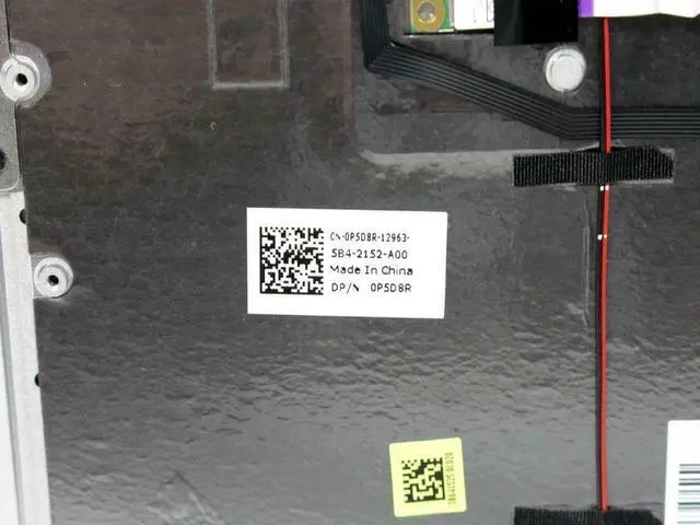 Alt view image 4 of 5 - LOT x 5 Dell XPS 11 Ultrabook 11.6" Palmrest Keyboard TouchPad Black 38DVD P5D8R