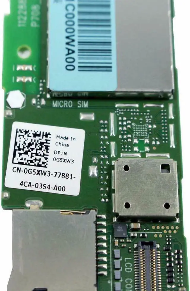 Alt view image 6 of 6 - LOT 5 Dell Venue 7 3740 WIFI Tablet Motherboard Intel AtomZ3460 1.6GHz 50F6M