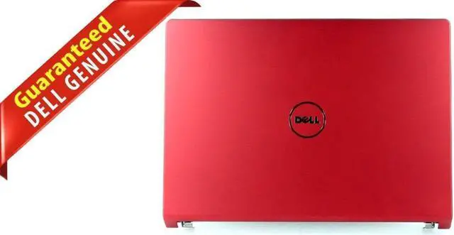 Main image of Dell P641X Studio 1535 1536 1537 LCD 15.4" Top Back Cover W/Hinges Lid RUBY RED