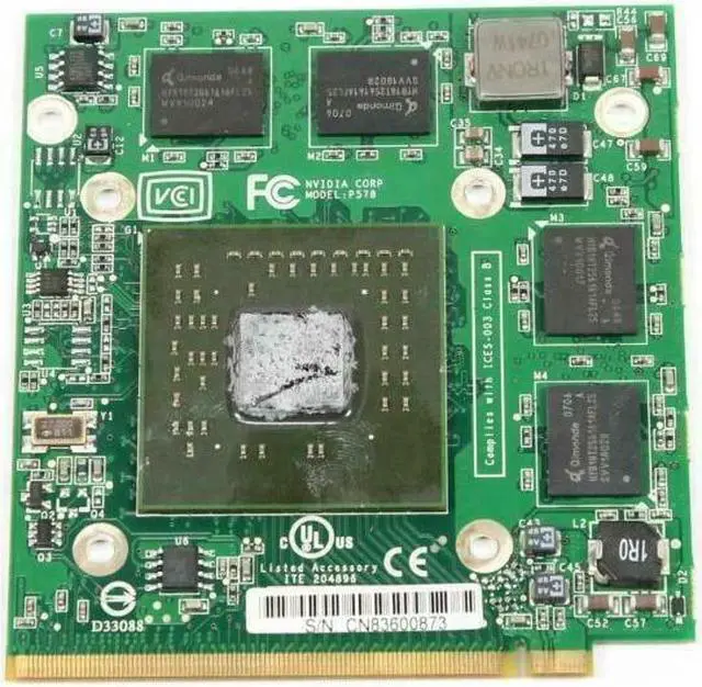 Alt view image 5 of 7 - LOT x 2 HP 256MB Nvidia FX560M 458937-001 441884-004 463951-001 Mezzanine Card