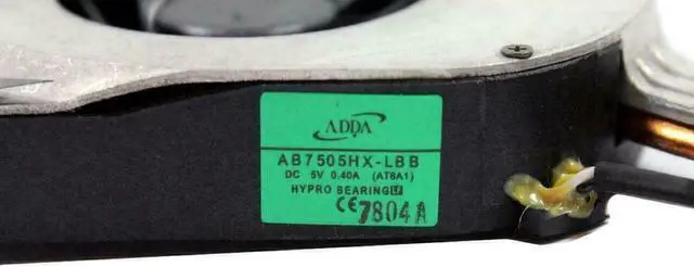 Alt view image 4 of 5 - Lot x 10 HP Pavilion Dv6000 Laptop Cooling Fan & Heatsink 434985-001 3IAT6TATP31