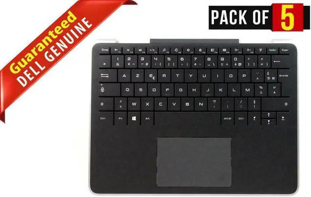 Main image of LOT x 5 Dell XPS 11 Ultrabook 11.6" Palmrest Keyboard TouchPad Black 38DVD P5D8R