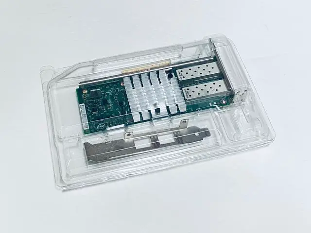 Alt view image 3 of 3 - DELL X520-DA2 ETHERNET Server Adapter 10Gbps Dual Port BOTH BRACKETS E10G42BTDA