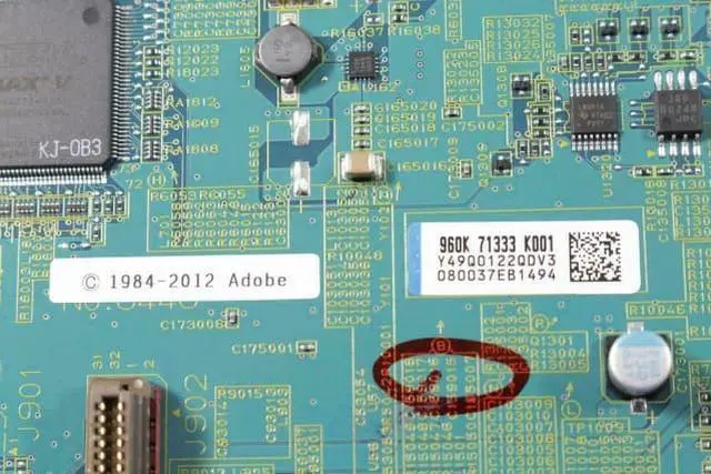 Alt view image 4 of 5 - Genuine Dell Color Laser Printer C3765dn System Controller ESS Board/ Card 8R7WX