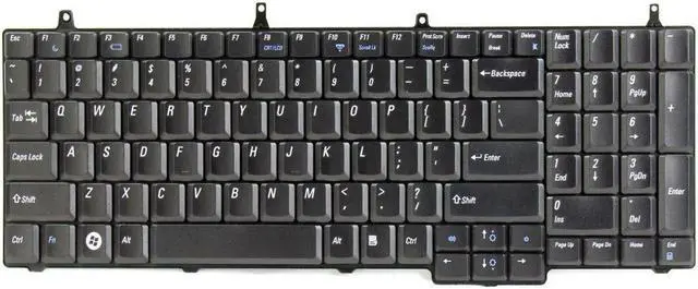 Alt view image 2 of 4 - Genuine Dell Vostro 1710 1720 US Keyboard V081702AS1 0J485C J485C