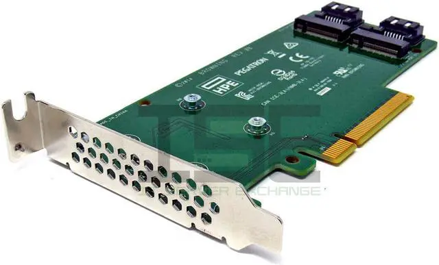 Main image of HPE HP 759505-001 SATA M.2 Dual Drive PCIe Riser Card 759238-001