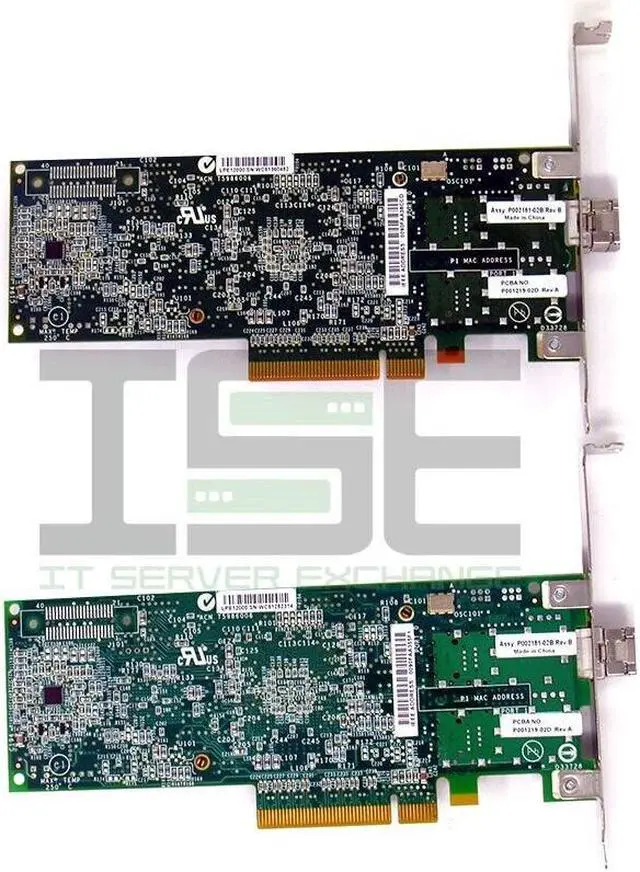 Alt view image 2 of 3 - Emulex LPE12000-E 8GB PCI-E Single Port Fibre Channel HBA W/SFP FTLF8528P3BNV-EM