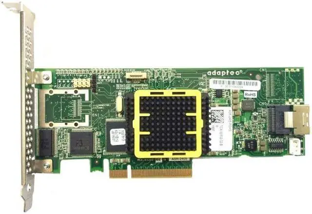 Alt view image 2 of 6 - (NOT FOR HOME PC!) Adaptec ASR-2405 SAS SATA 4 port 3GB 8 x PCI-E 2405 RAID Adapter controller raid - OEM