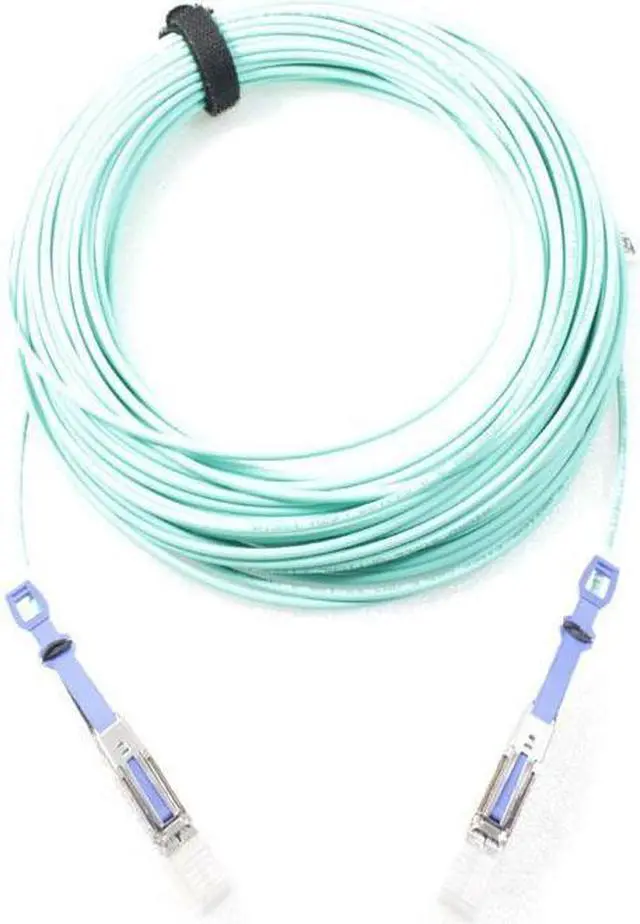 Alt view image 2 of 3 - (NOT FOR HOME PC!) Dell Fibre Optic Patch Cable Mini SAS-SFF-8644 OM3 50/125 8-Core 30" 2409Y R22VC