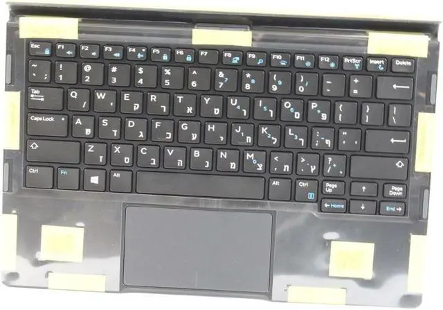 Alt view image 2 of 5 - Dell T0J0K Latitude 7275 XPS 9250 FRENCH Keyboard Dock Case 5YH5R K18A001 7TCC3
