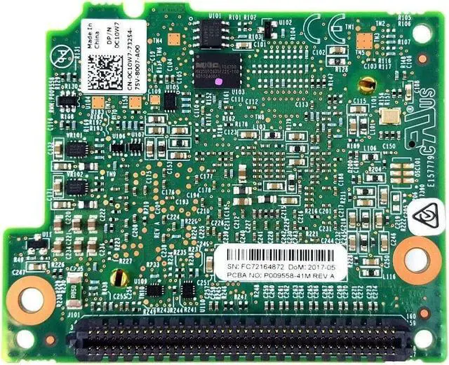 Alt view image 4 of 4 - Dell Emulex P009558 10G Dual Port Blade Network Daughter Card C10W7 P009558-41M