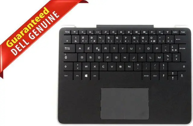 Main image of P5D8R Dell OEM XPS 11 9P33 Keyboard Palmrest Touchpad Assembly AM0Z6000A00 38DVD