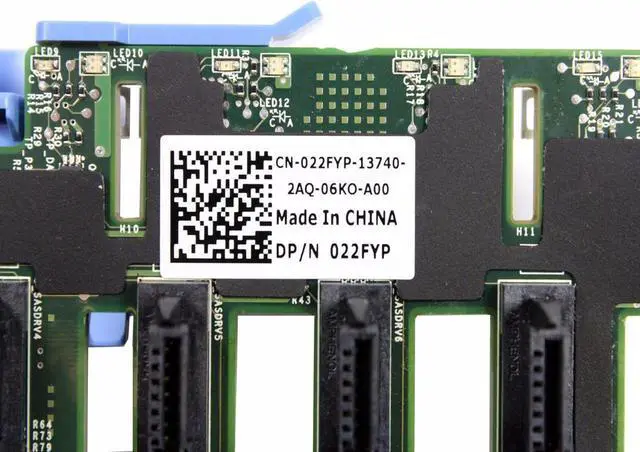 Alt view image 3 of 4 - DELL HARD DRIVE BACKPLANE 2.5 INCH SFF 8 BAY FOR DELL POWEREDGE R720 R820 22FYP
