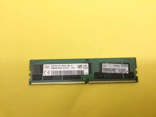 Alt view image 2 of 4 - (NOT FOR HOME PC!) P03052-091 HPE 32GB (1X32GB) 2Rx4 PC4-2933Y-R DDR4 Server Memory P00924-B21