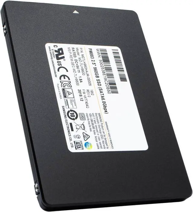 Alt view image 4 of 4 - Samsung PM883 960GB SATA 6Gb/s 3D TLC 2.5" SSD (MZ7LH960HAJR MZ-7LH9600)