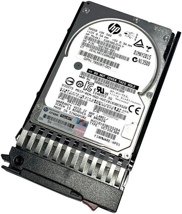 Main image of (NOT FOR HOME PC!) 785071-B21 785412-001 HPE 300GB 10K 12G SFF 2.5" SAS HDD HARD DRIVE