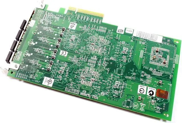 Alt view image 4 of 6 - Dell QLogic QLE2462 4xTransceivers 4Gb PCI-E Fiber Channel Networking Card W08H4
