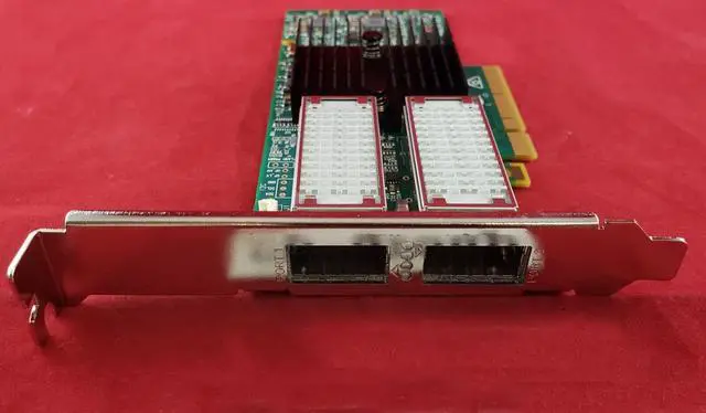 Alt view image 2 of 4 - HP InfiniBand 544+ 2-port QSFP 10Gb/40Gb FDR FlexibleLOM Adapter 764736-001