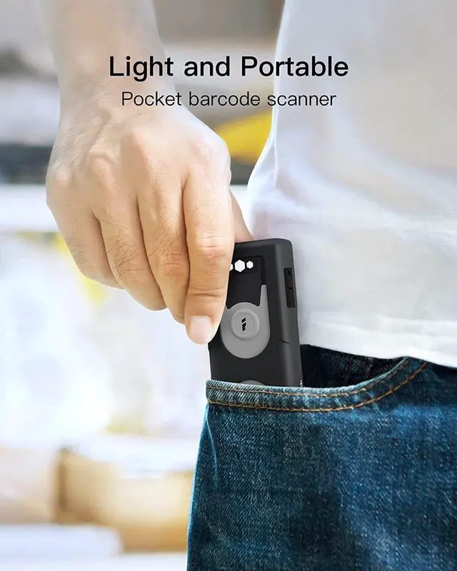 Alt view image 5 of 7 - Bluetooth Scanner 1D Barcode Scanner 2.4Ghz USB Adapter Exclusive Shortcuts