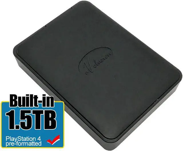 Main image of Avolusion 1.5TB USB 3.0 External PS4 (Slim & Pro) Hard Drive (PS4 Pre-Formatted)