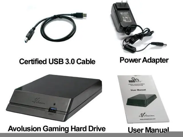 Alt view image 4 of 5 - Avolusion (HDDGear) 3TB USB 3.0 External Hard Drive For PS4, PS4 Slim, PS4 Pro