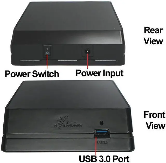 Alt view image 3 of 5 - Avolusion (HDDGear) 2TB USB 3.0 External Hard Drive For PS4, PS4 Slim, PS4 Pro