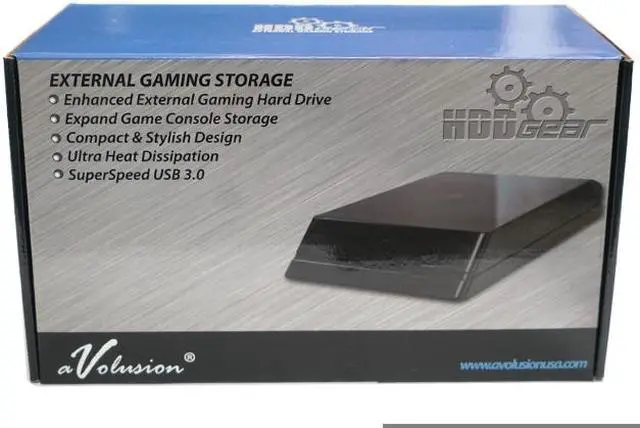 Alt view image 5 of 5 - Avolusion (HDDGear) 4TB USB 3.0 External Hard Drive For PS4, PS4 Slim, PS4 Pro