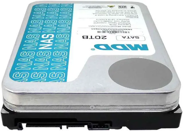 Alt view image 4 of 6 - MDD 20TB 7200RPM 256MB Cache SATA 6Gbps 3.5" Internal NAS Hard Drive (RAID, NAS) - OEM