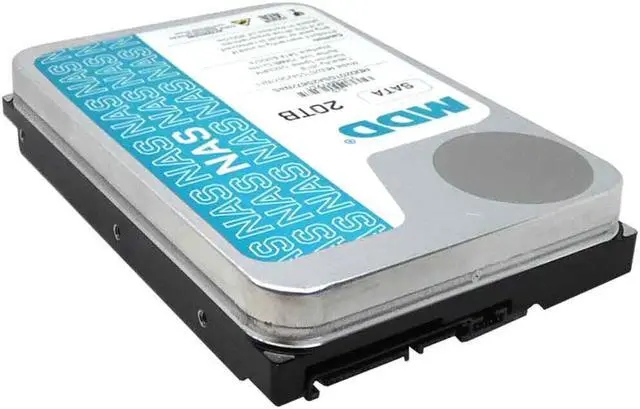 Alt view image 5 of 6 - MDD 20TB 7200RPM 256MB Cache SATA 6Gbps 3.5" Internal NAS Hard Drive (RAID, NAS) - OEM
