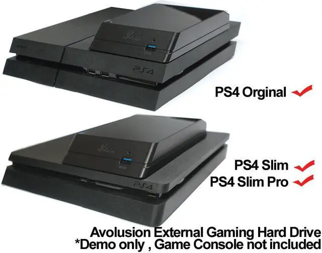 Alt view image 2 of 5 - Avolusion (HDDGear) 6TB USB 3.0 External Hard Drive For PS4, PS4 Slim, PS4 Pro