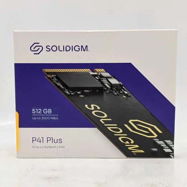 Main image of Solidigm P41 Plus 512GB NVME M.2 Internal SSD SSDPFKNU512GZX1