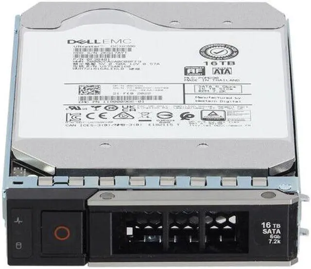 Alt view image 2 of 5 - Dell 16TB 7.2K 6Gbps SATA 3.5 HDD 512e (WUH721816ALE6L0)