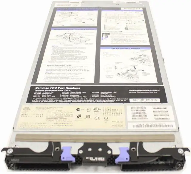 Alt view image 2 of 5 - IBM HS21 BLADE SERVER 8853G4U 4 CORE WITH 2X CPU AND 46C7200 46C7201 32GB RAM
