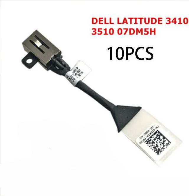Main image of 10pcs FOR DELL LATITUDE 3410 3510 3412 P101F001 DC power JACK Cable 7DM5H