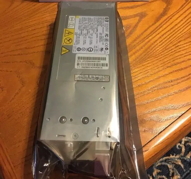 Alt view image 3 of 3 - 379124-001-HP ML350/370 DL380 G5 1000W POWER SUPPLY