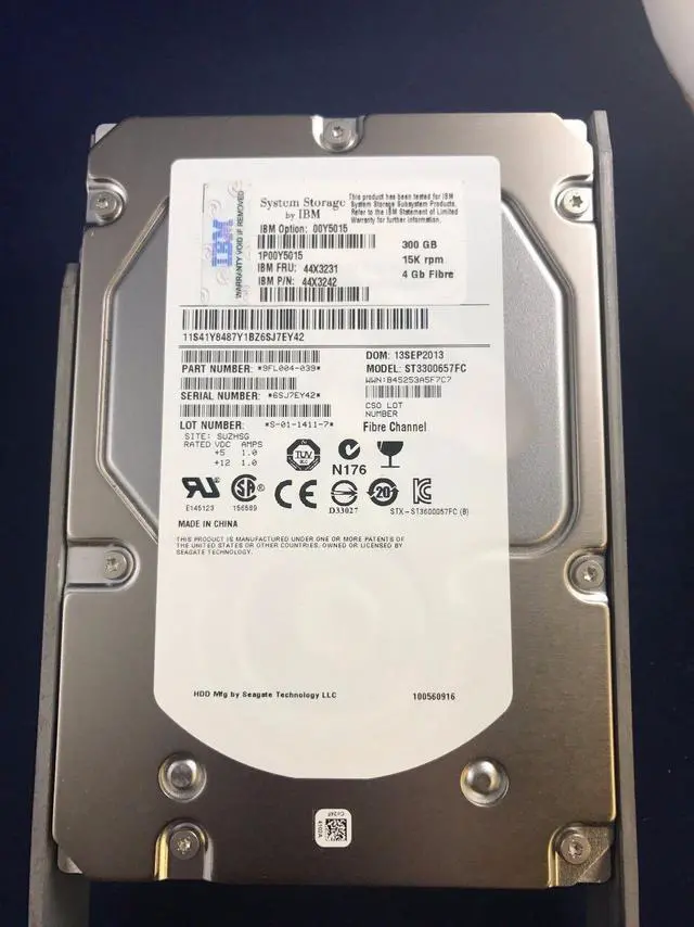 Alt view image 4 of 4 - IBM 300GB 3.5" Hard Drive 44X3231 15K RPM 4GBPS FC