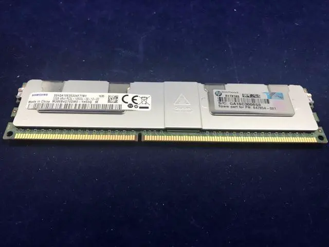 Alt view image 2 of 4 - (NOT FOR HOME PC!) HPE 32GB Memory 647903-B21 647654-081 PC3-10600 DDR3L ECC DIMM ProLiant