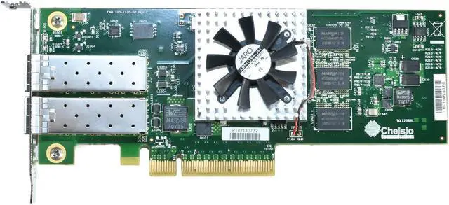 Main image of Chelsio T420-LL-CR Dual Port 10G SFP+ PCI-E Unified Wire Adapter 110-1146-40 SFF