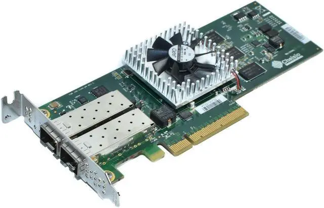 Alt view image 2 of 2 - Chelsio T420-LL-CR Dual Port 10G SFP+ PCI-E Unified Wire Adapter 110-1146-40 SFF