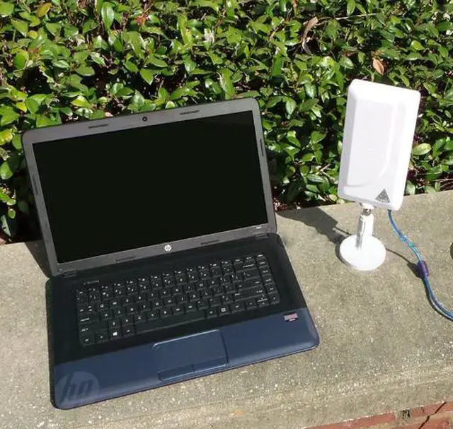 Alt view image 6 of 7 - 2000mW Indoor/Outdoor 2.4G Wi-Fi USB Adapter +10 dBi directional antenna RV/boat