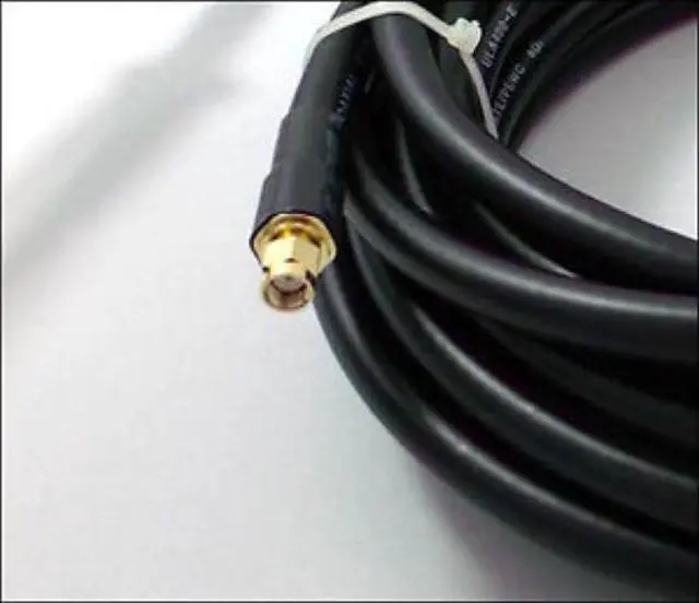 Alt view image 2 of 3 - RP-SMA Male to N-Male LMR-400 grade antenna coaxial extension cable 9m 30ft
