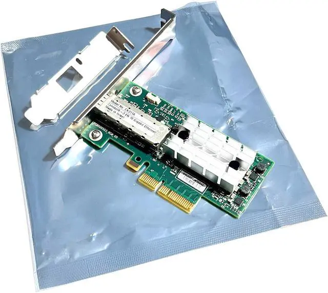 Alt view image 2 of 4 - CX311A MELLANOX CONNECTX-3 10GBE PCIE SFP+ ETHERNET CONTROLLER BOTH BRACKET