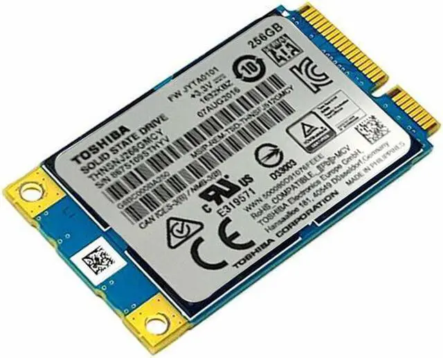 Main image of Toshiba Internal Hard Drive SSD 1.8-inch 256GB mSATA 6Gb/s 3.3V THNSNJ256GMCY
