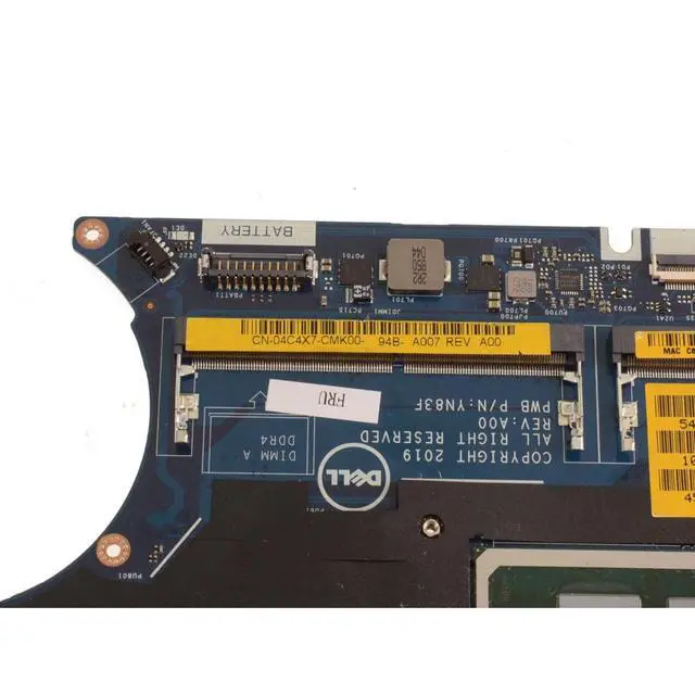 Alt view image 5 of 5 - Dell Precision 3540 Motherboard i5-8365U 1.6GHz Quad-Core EDC50 LA-G902P 4C4X7