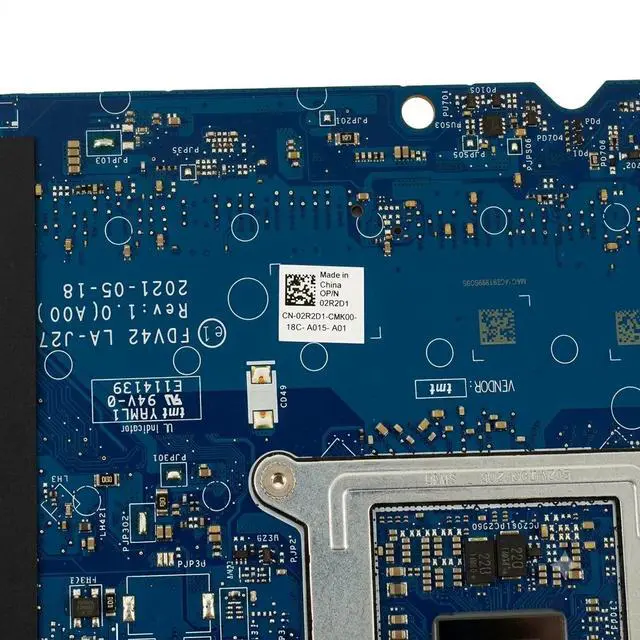 Alt view image 4 of 4 - Dell Latitude 5411 Motherboard Intel i5-10300H 2.5GHz Quad-Core LA-J271P 2R2D1